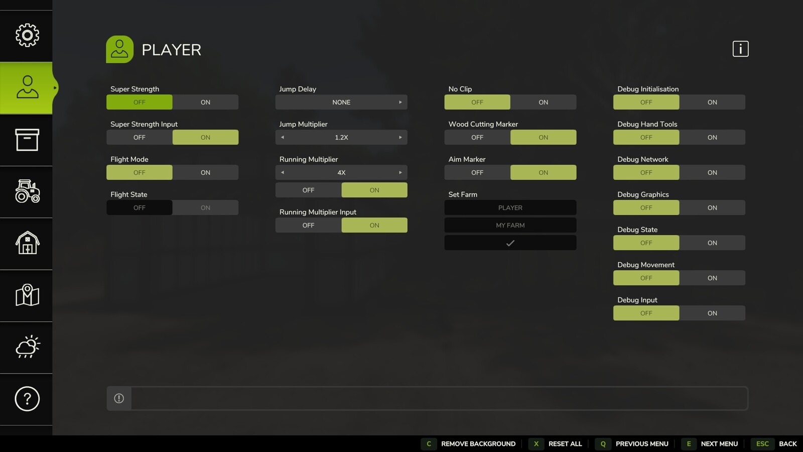 Easy Development Controls