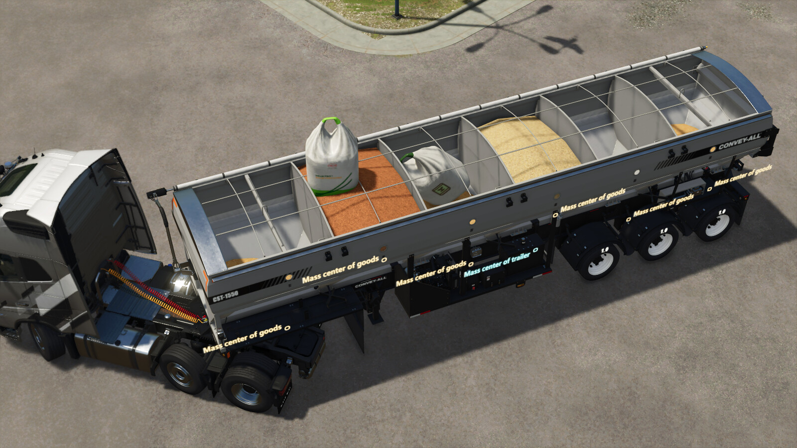 Vanilla Semitrailer Adjustment