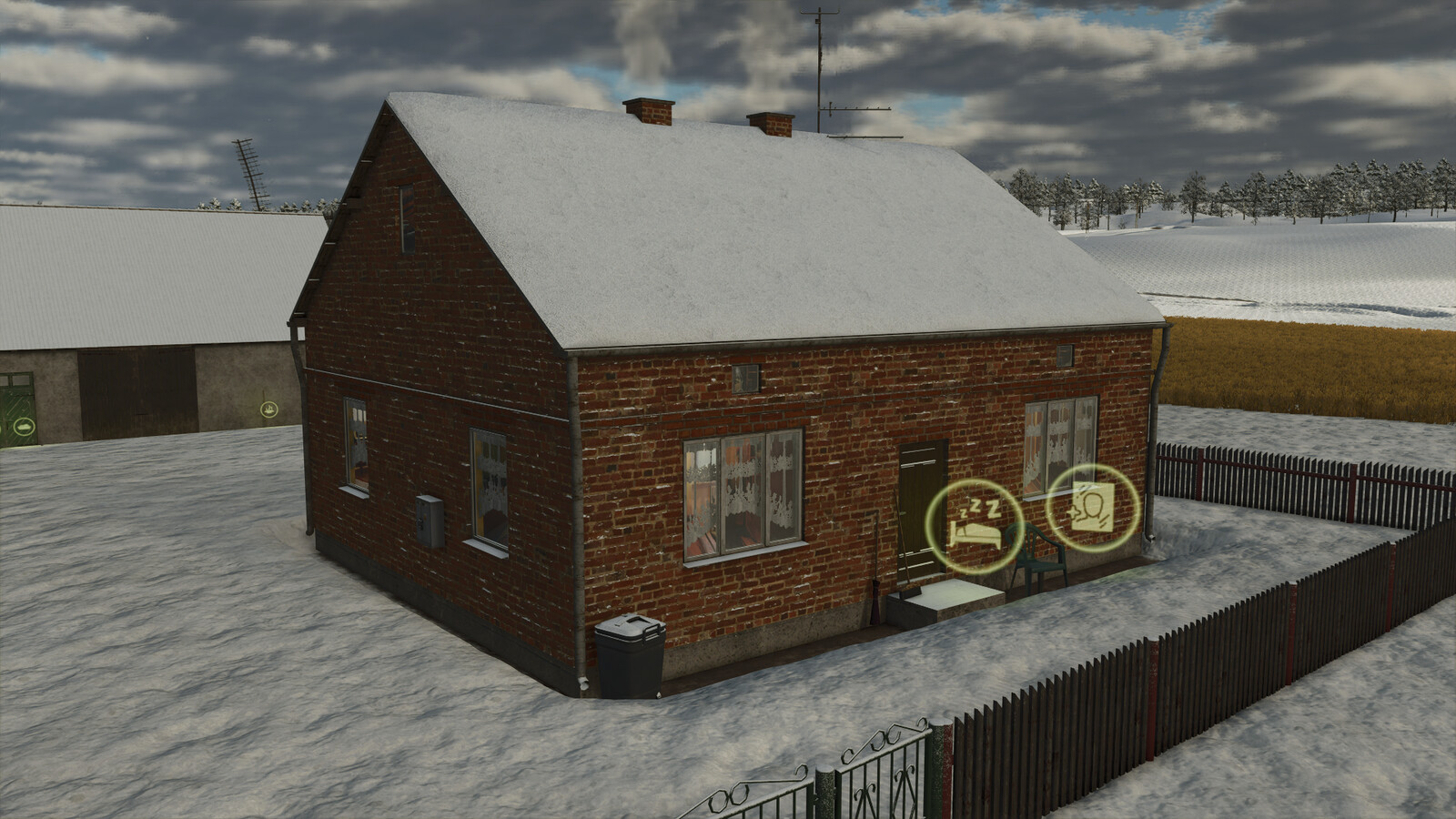 Small Red Brick House