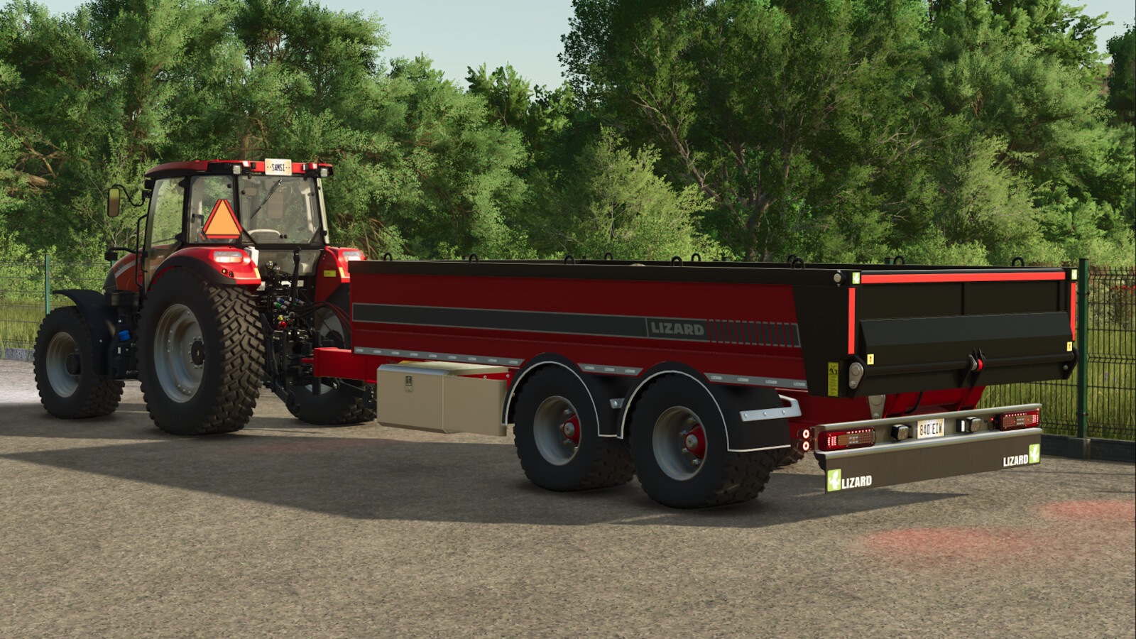 Lizard gravel trailer