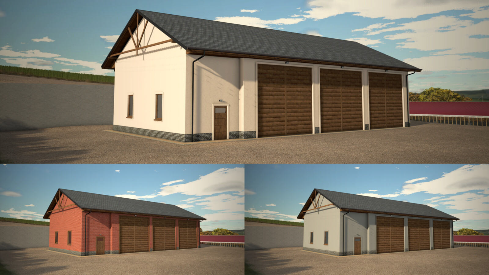 Modern Farm Garage
