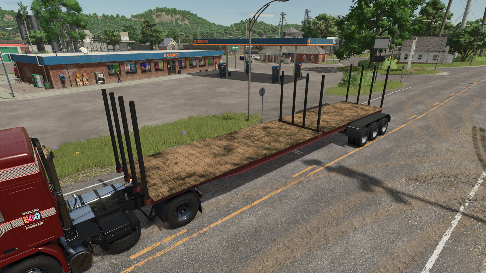 Old Log Trailer