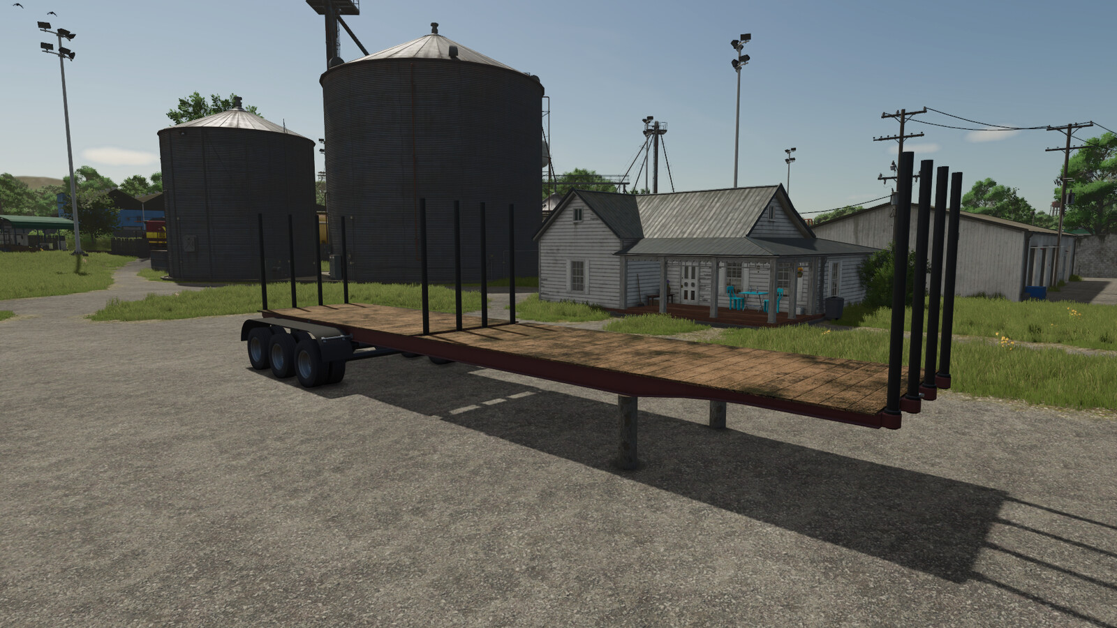 Old Log Trailer