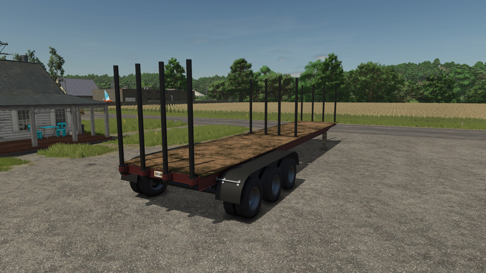 Old Log Trailer