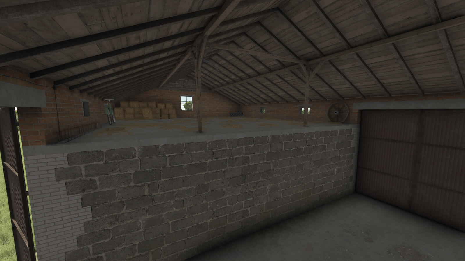 Barn With Pigsty