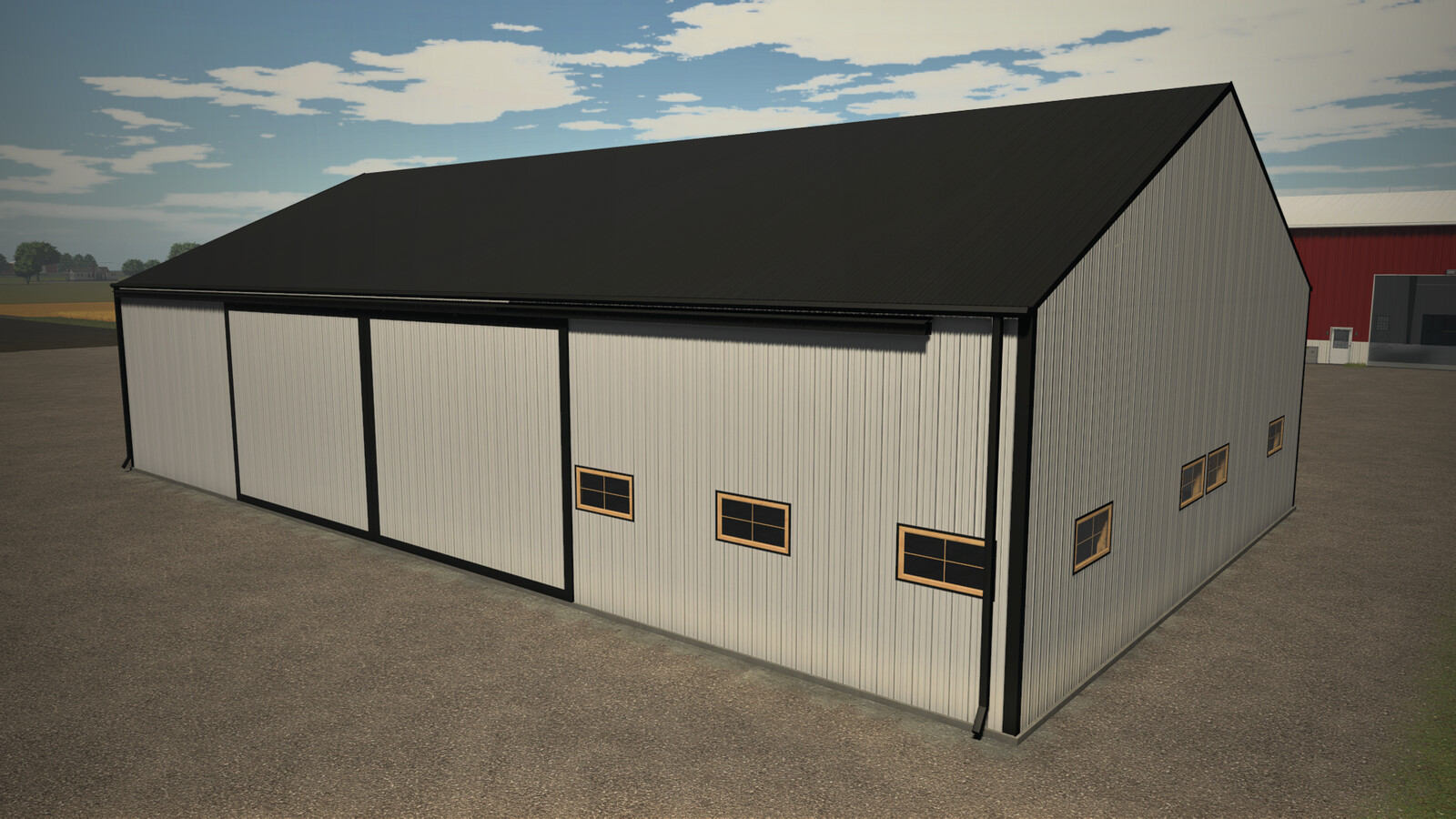 Shed With Double Slides