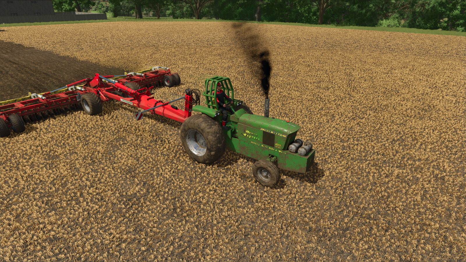 John Deere 4020 Pulling Tractor