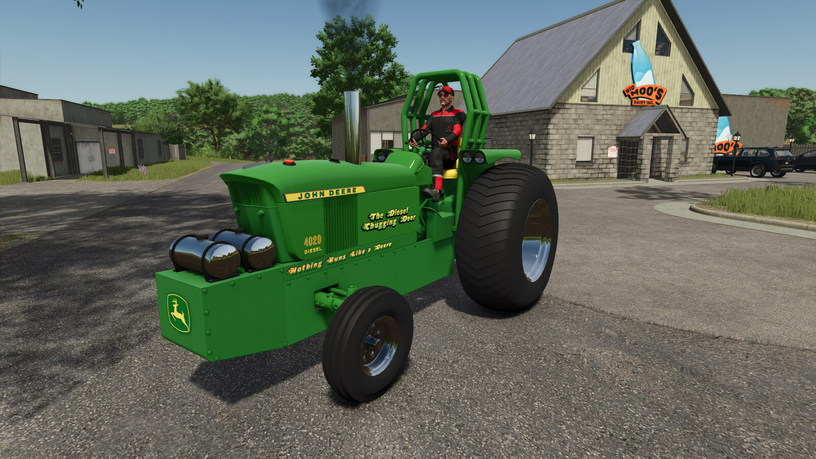 John Deere 4020 Pulling Tractor