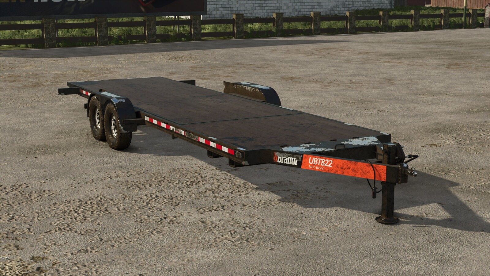 Brandt UBT822 Tilt-Deck Trailer