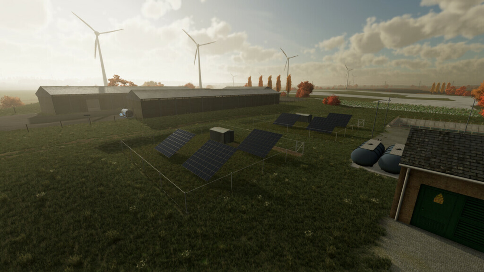 Solar Field Large And Small