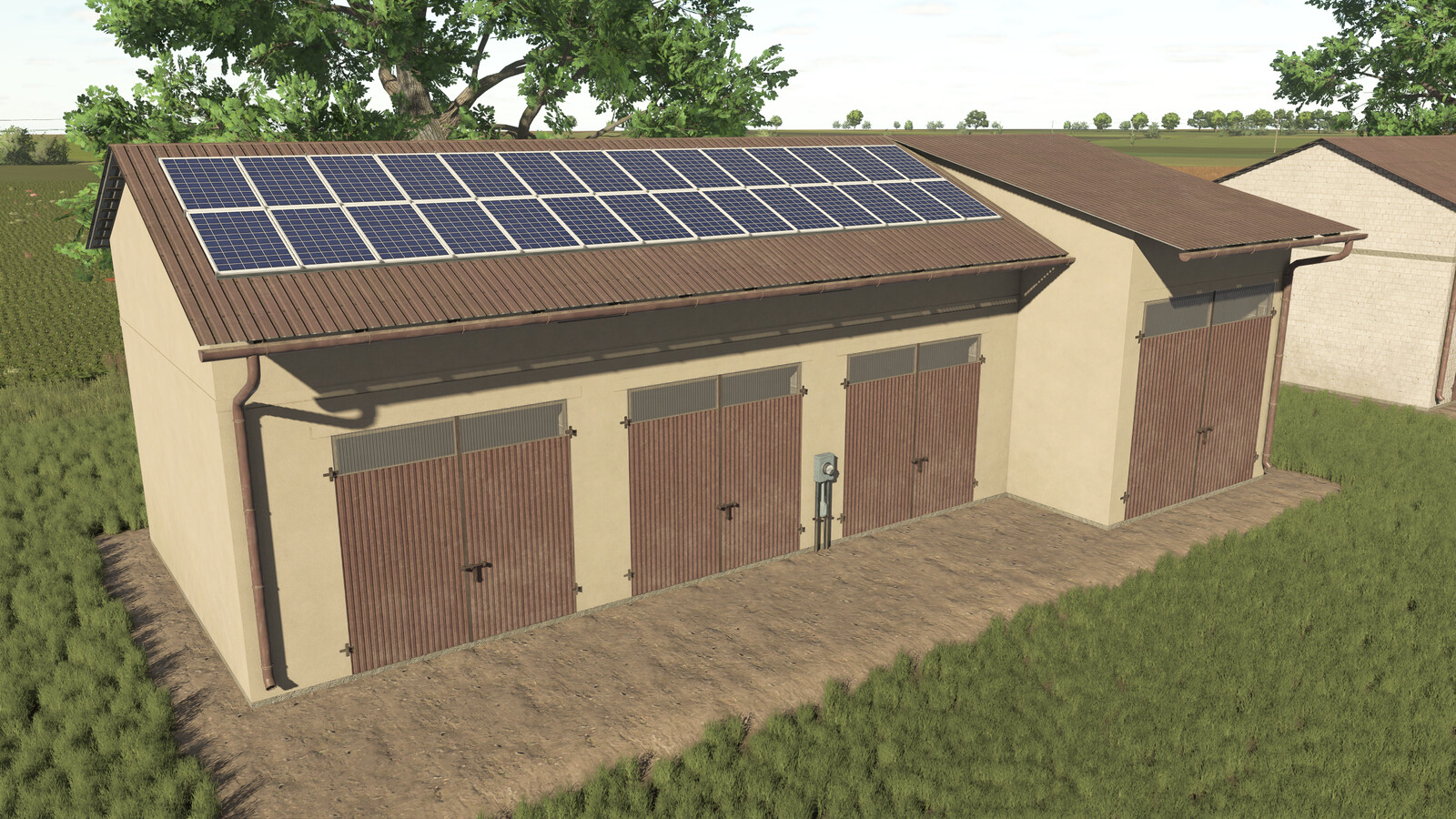 Silo With Garage