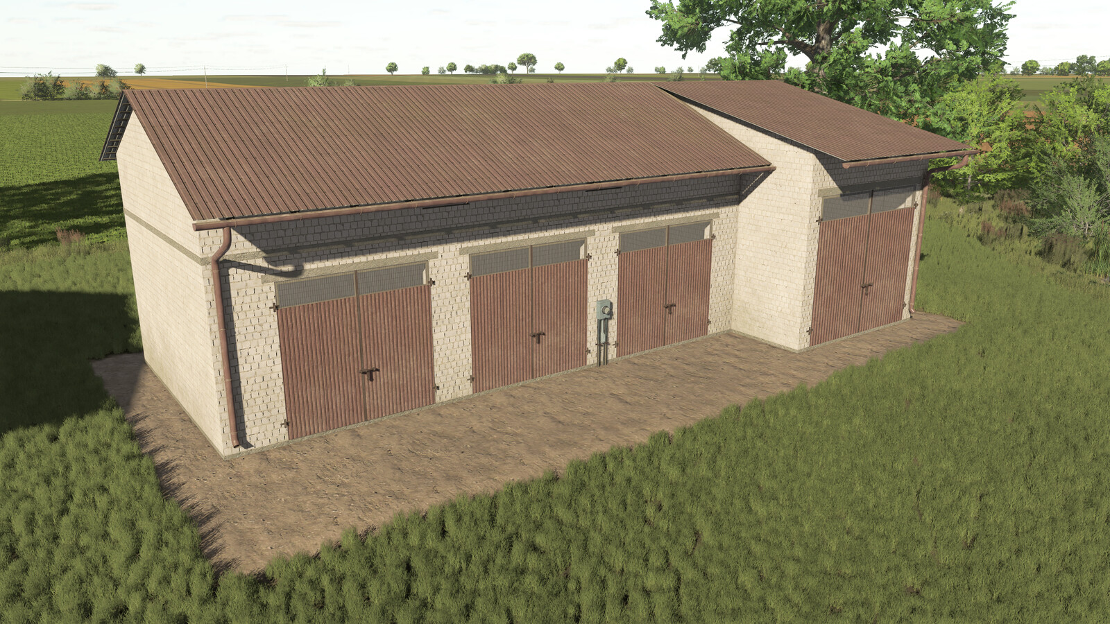Silo With Garage