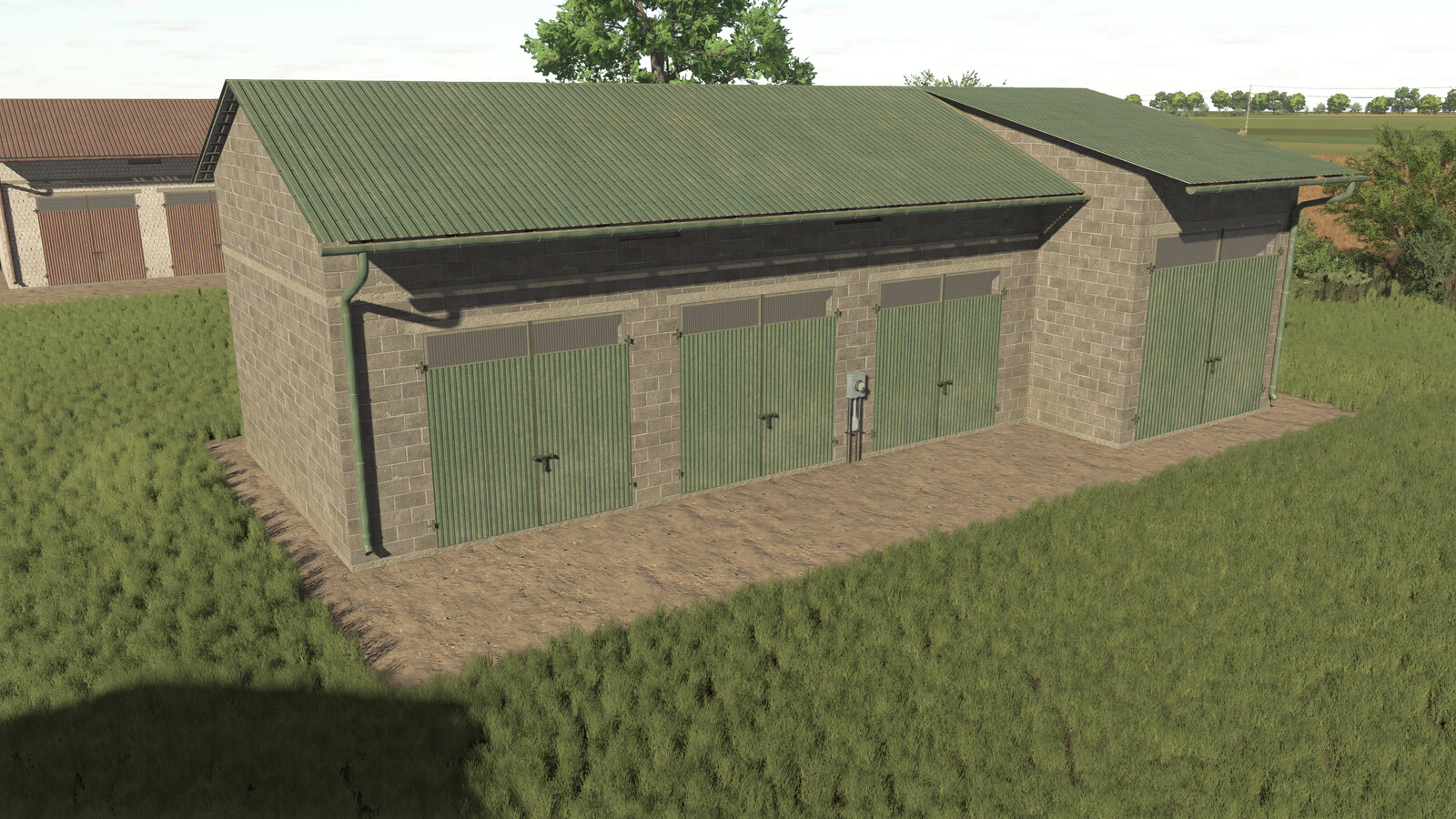 Silo With Garage