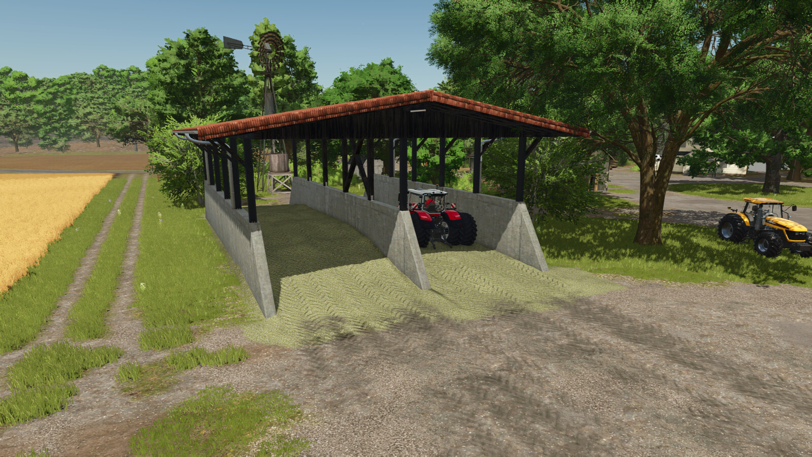 Covered Silage Silo