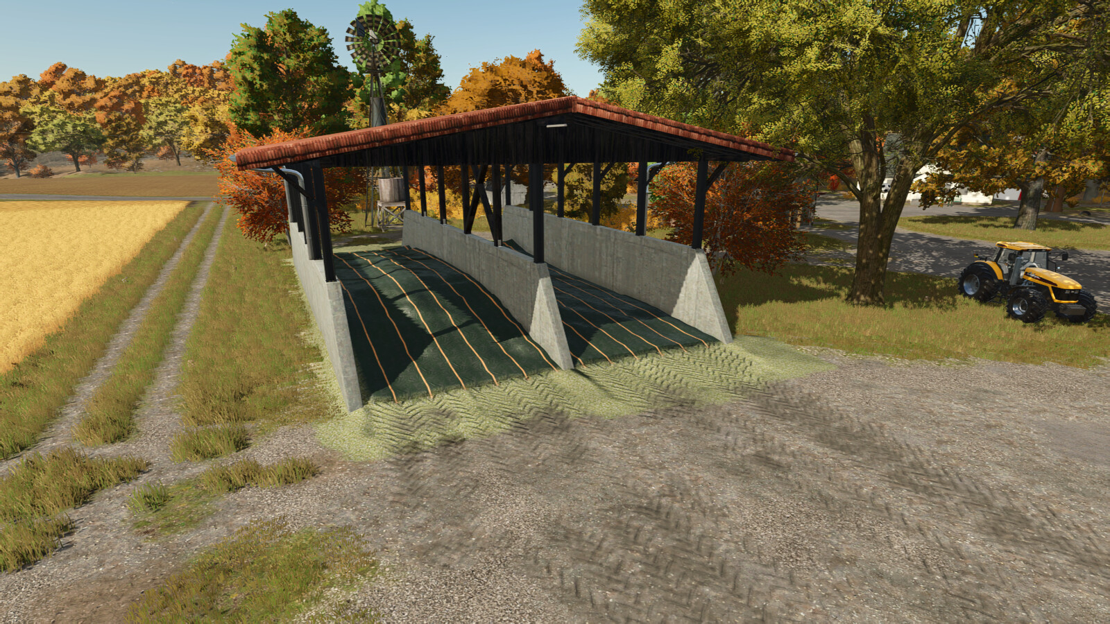 Covered Silage Silo