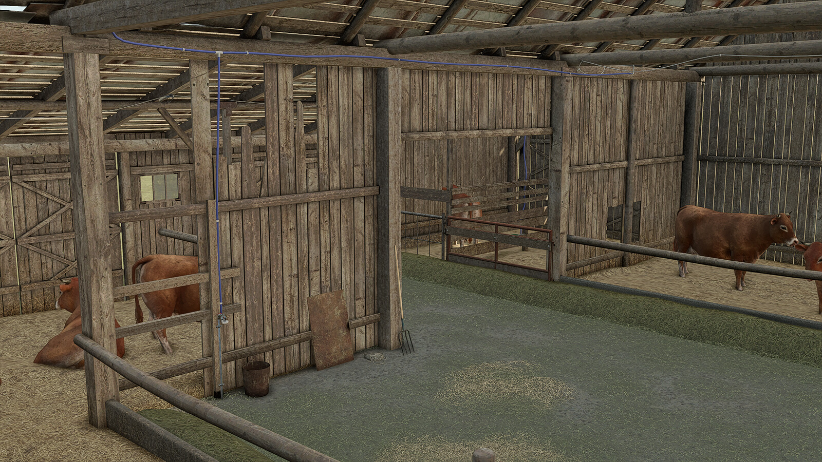 Wood Cow Barn