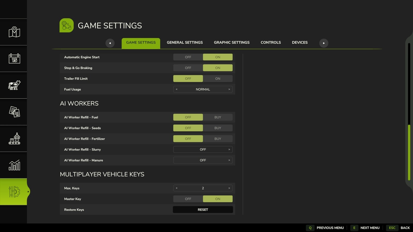 Multiplayer Vehicle Keys