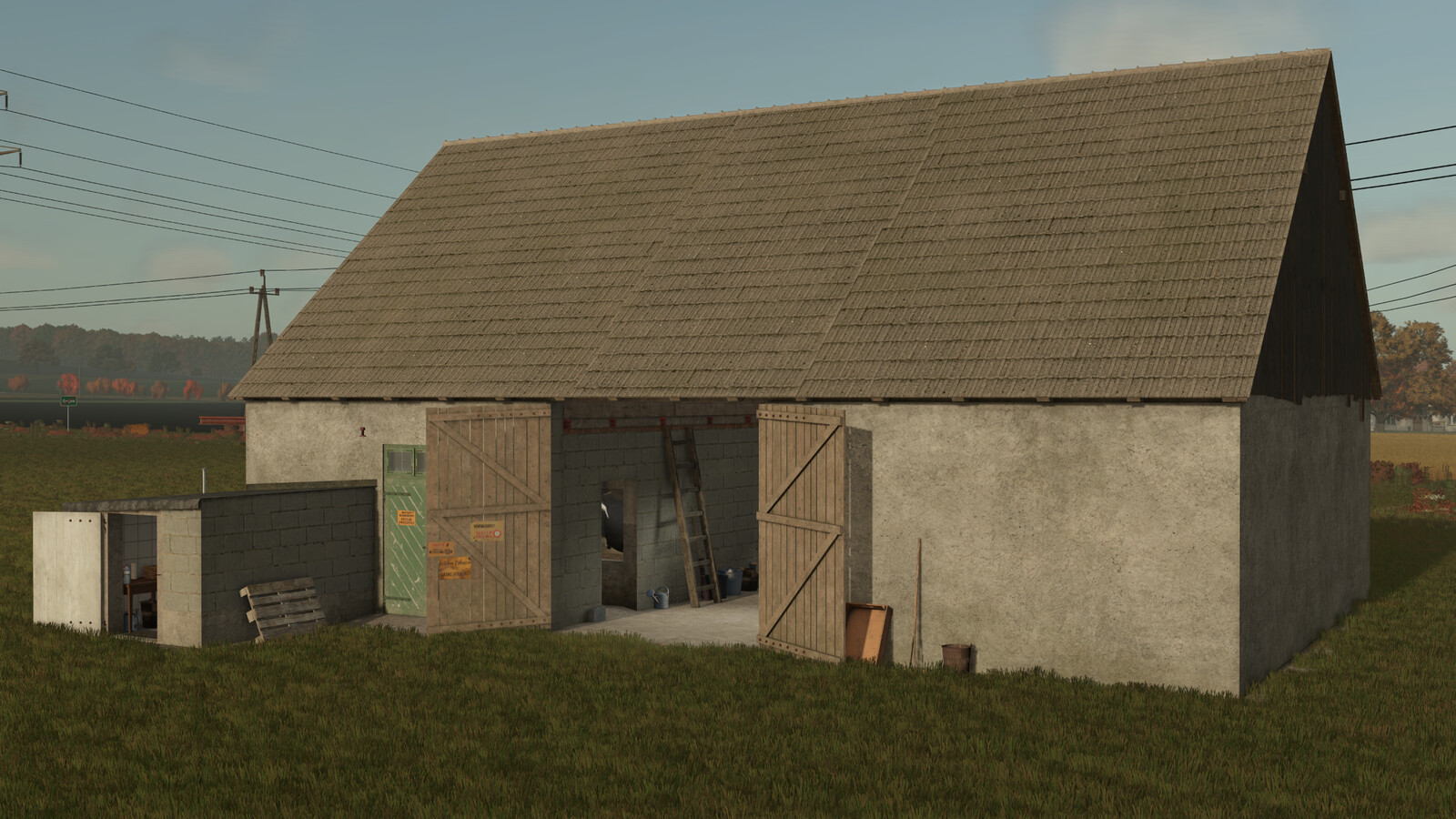Barn With Cowshed