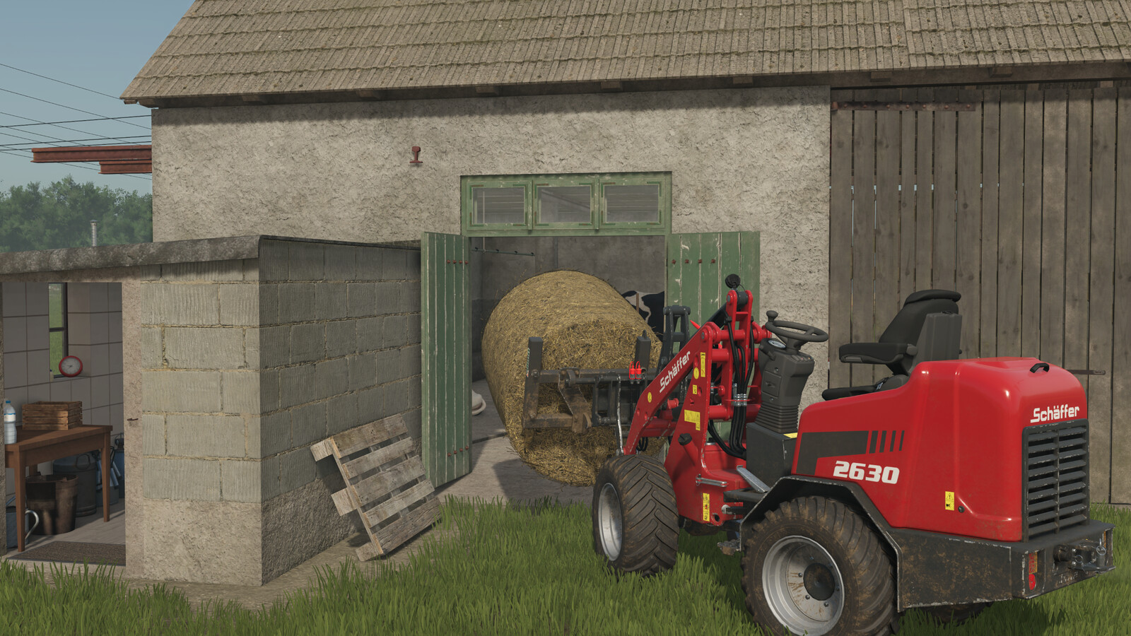 Barn With Cowshed