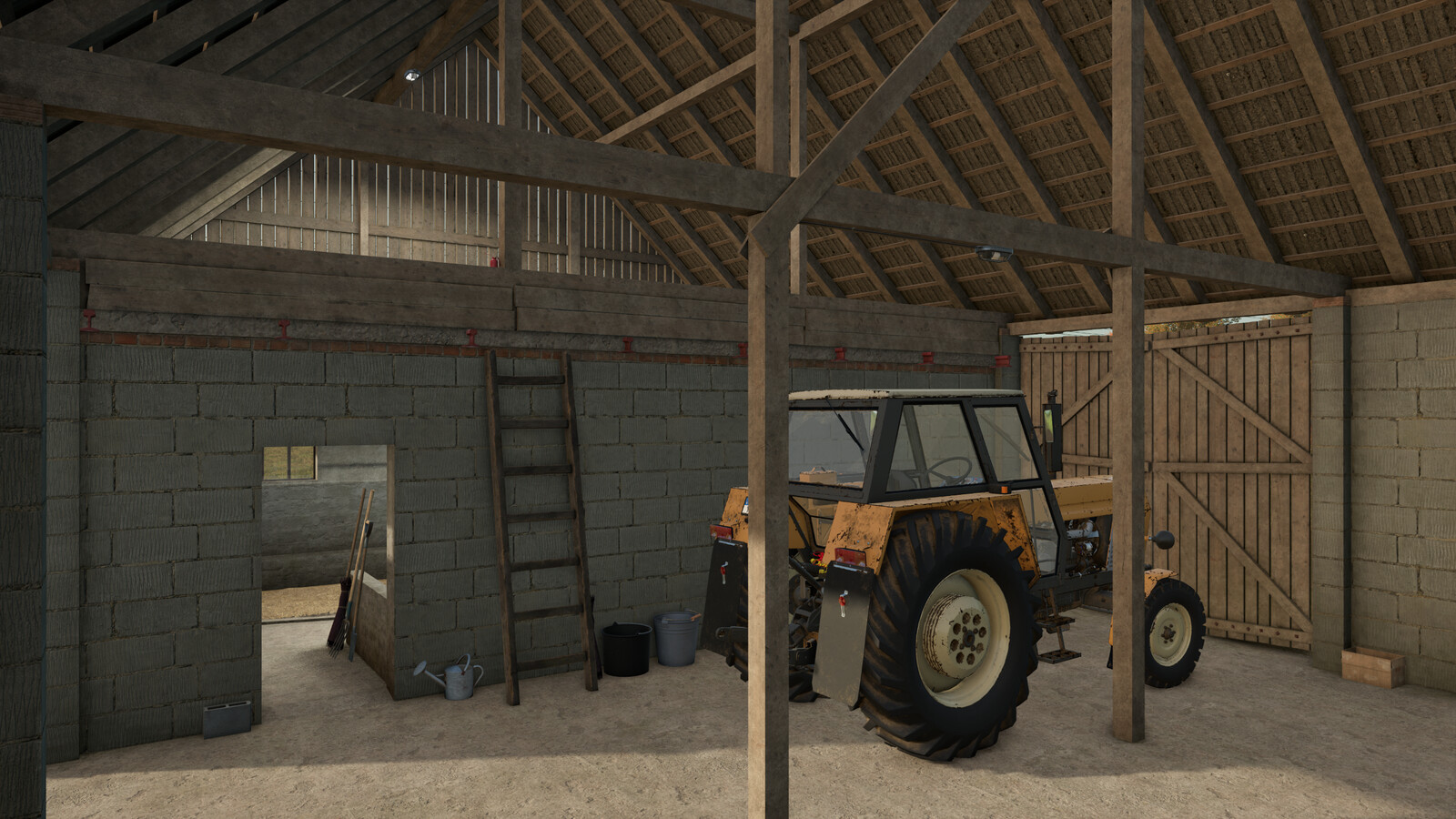 Barn With Cowshed