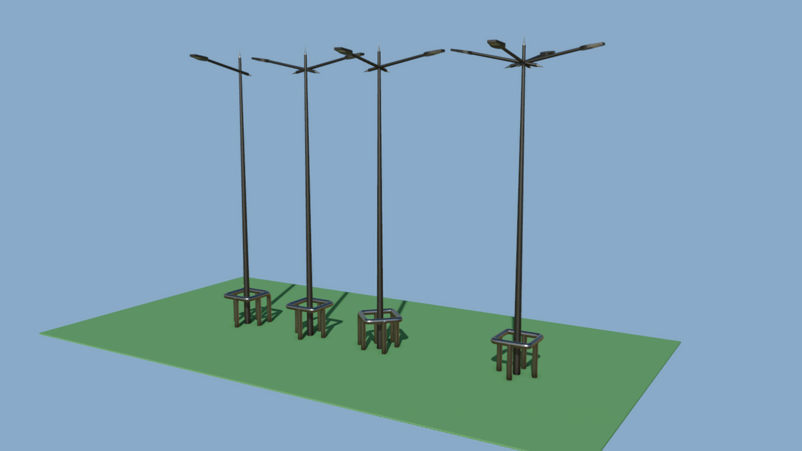 Moderns Street Lamps (Prefab*)