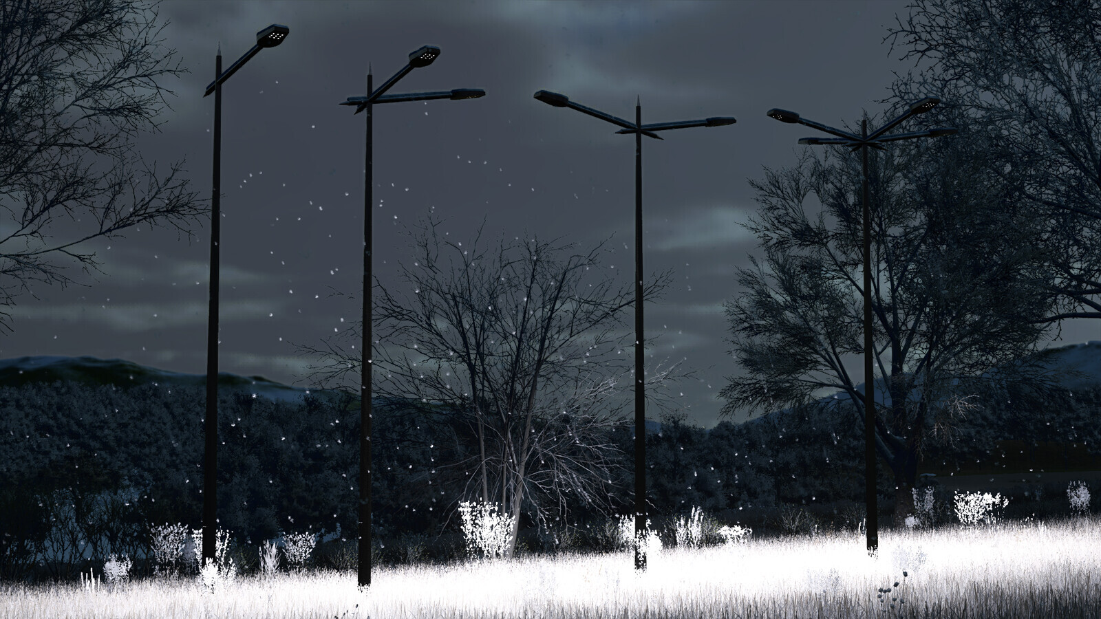 Moderns Street Lamps (Prefab*)