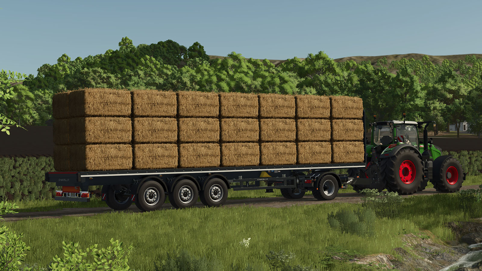 Schwarzmüller Flatbed Semi Trailer