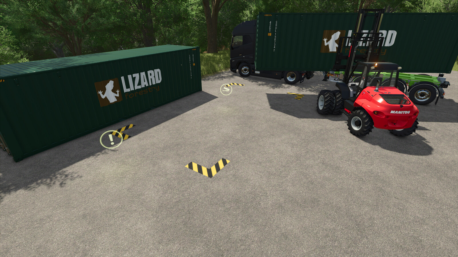 Wood Container Selling Station