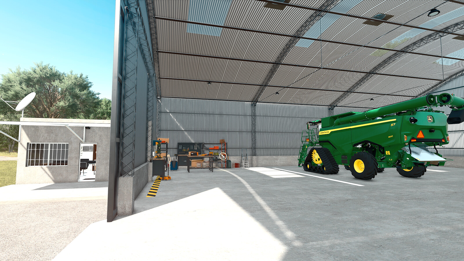 Shed With Workshop And Office