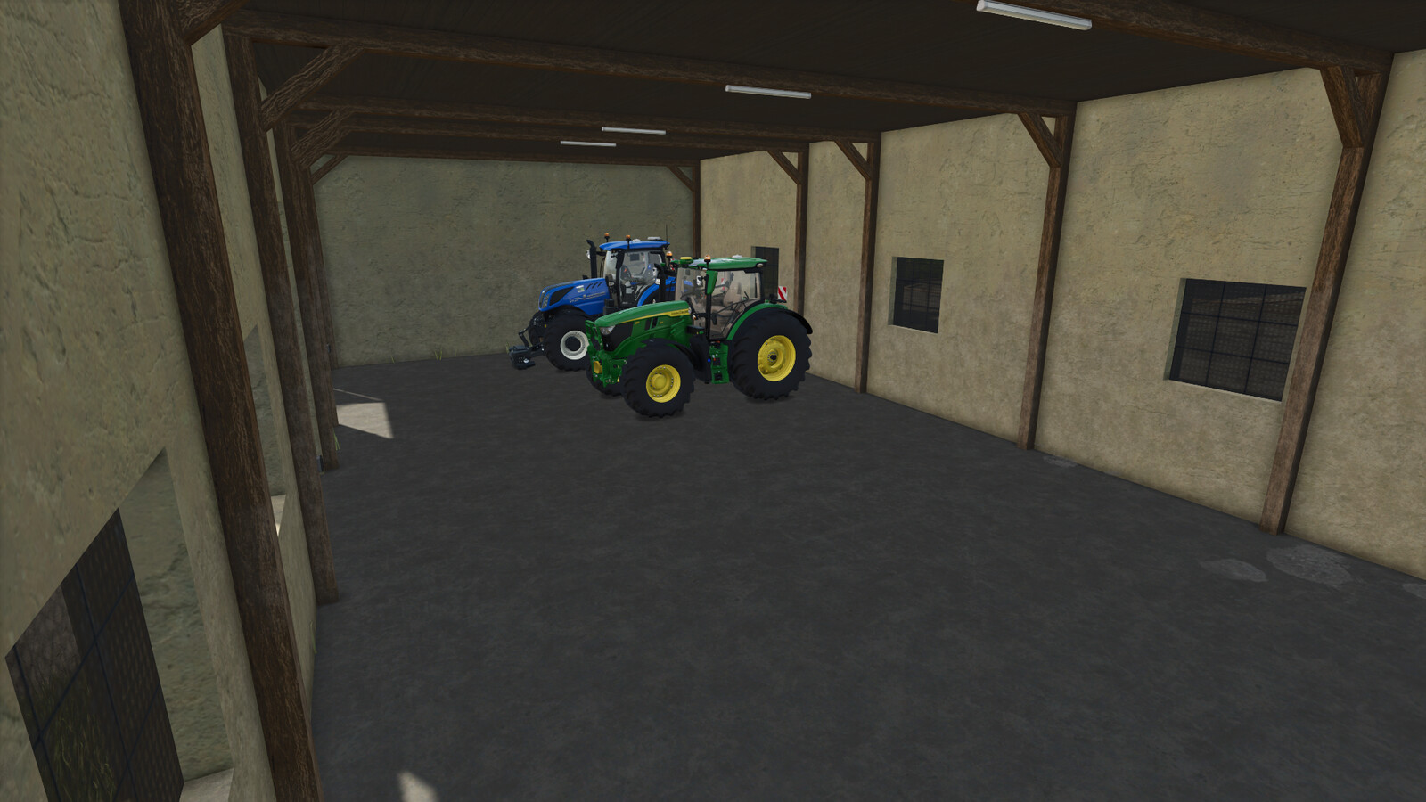 Garage With Silo