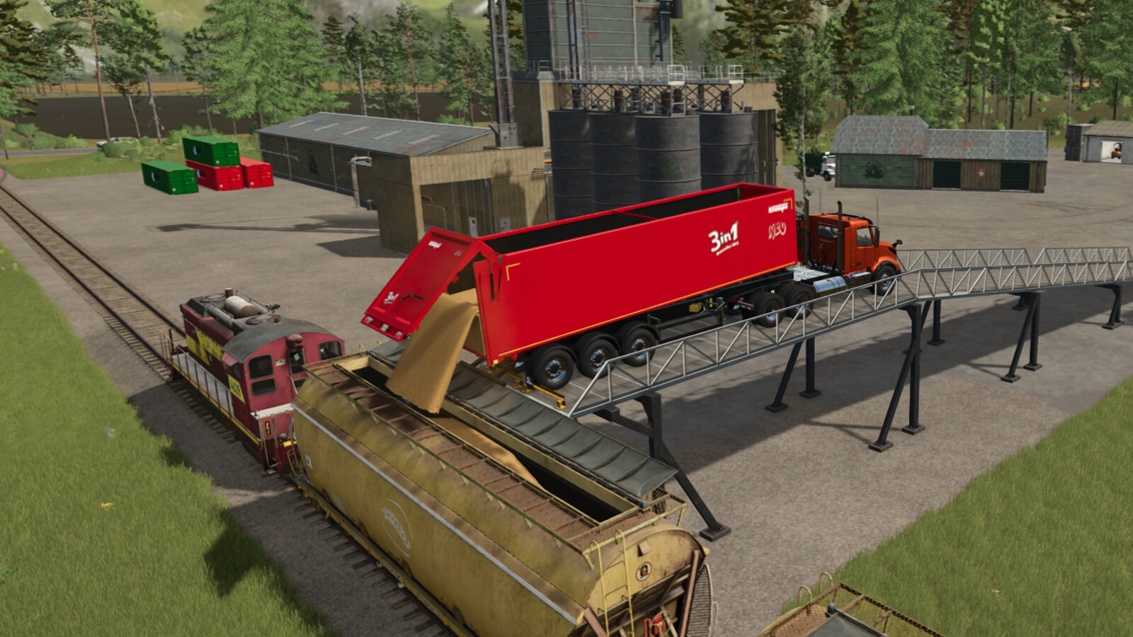 Train Loading Ramp