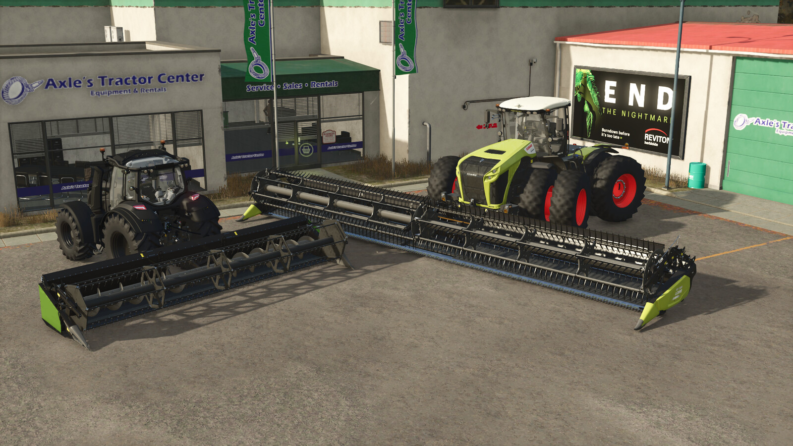 Tractor Swathing
