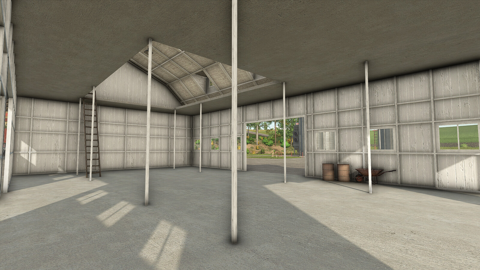 Wooden Open Barn