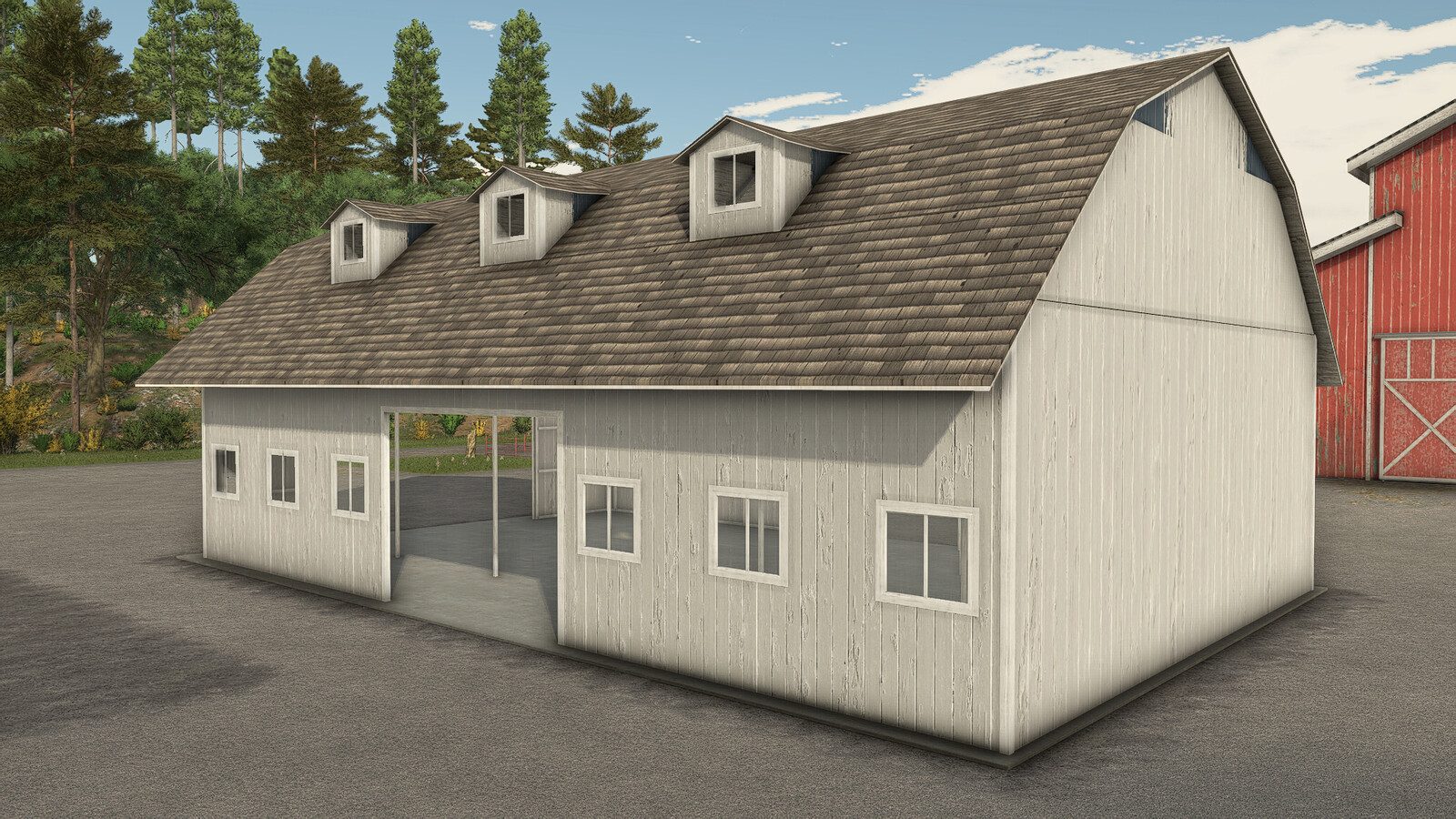 Wooden Open Barn
