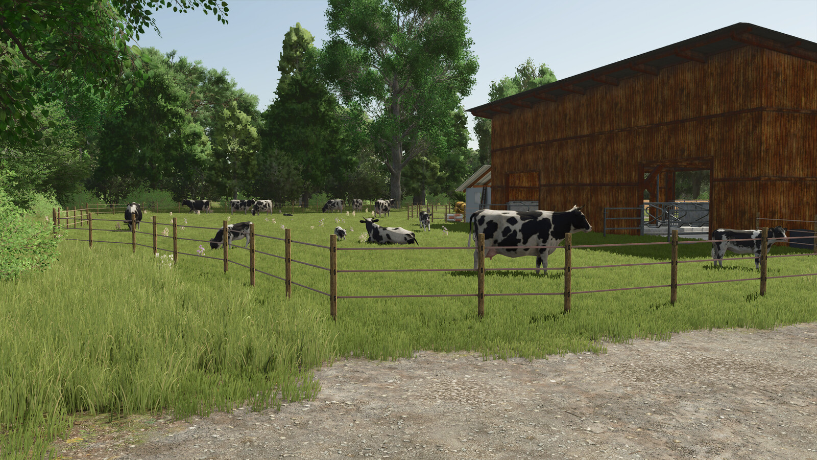Pack With Modified Rearing Barns