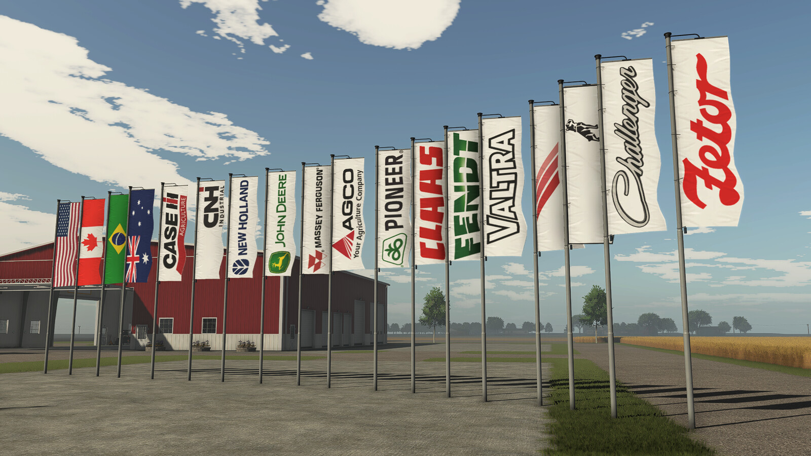 Flag On Pole