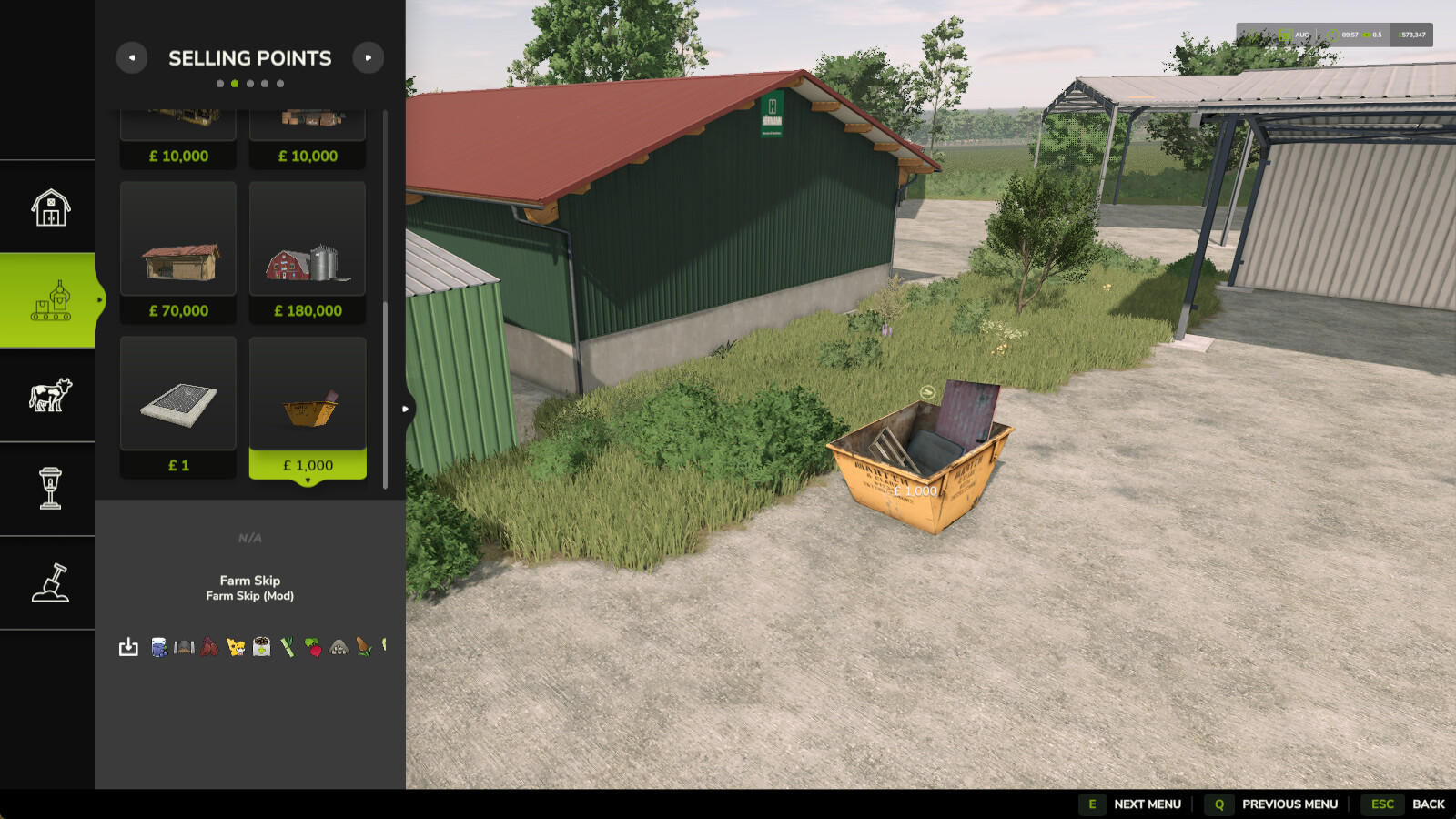 Farm Skip
