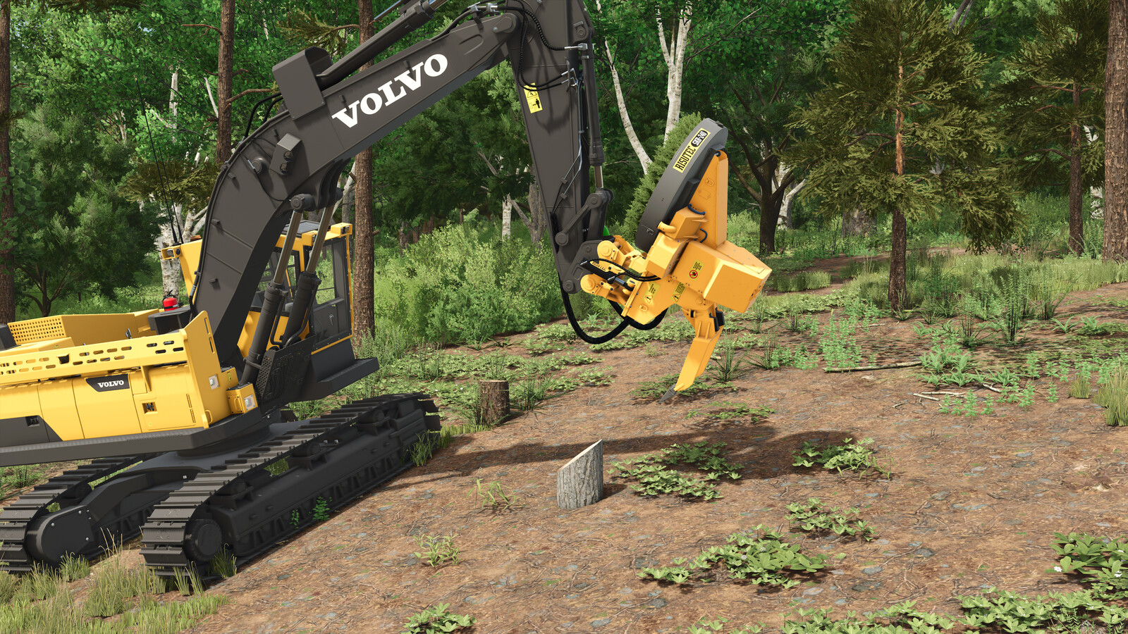 Tree Planter And Forestry Shredder