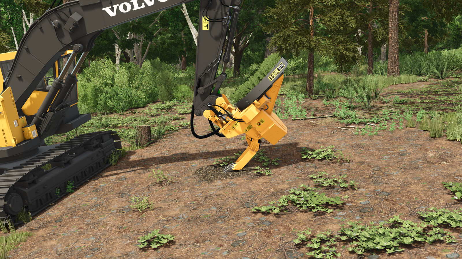 Tree Planter And Forestry Shredder