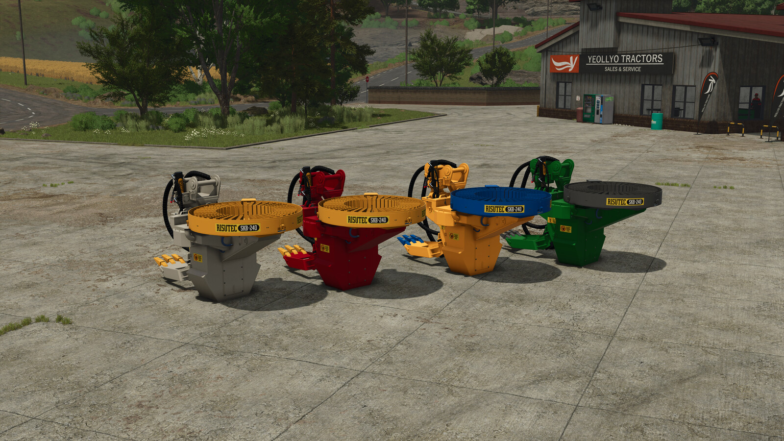 Tree Planter And Forestry Shredder