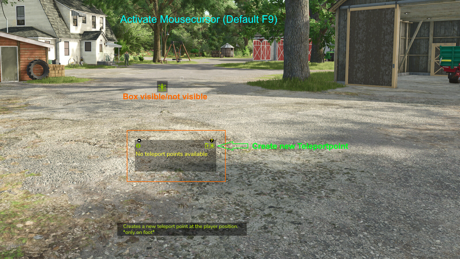 PlayerTeleport Display