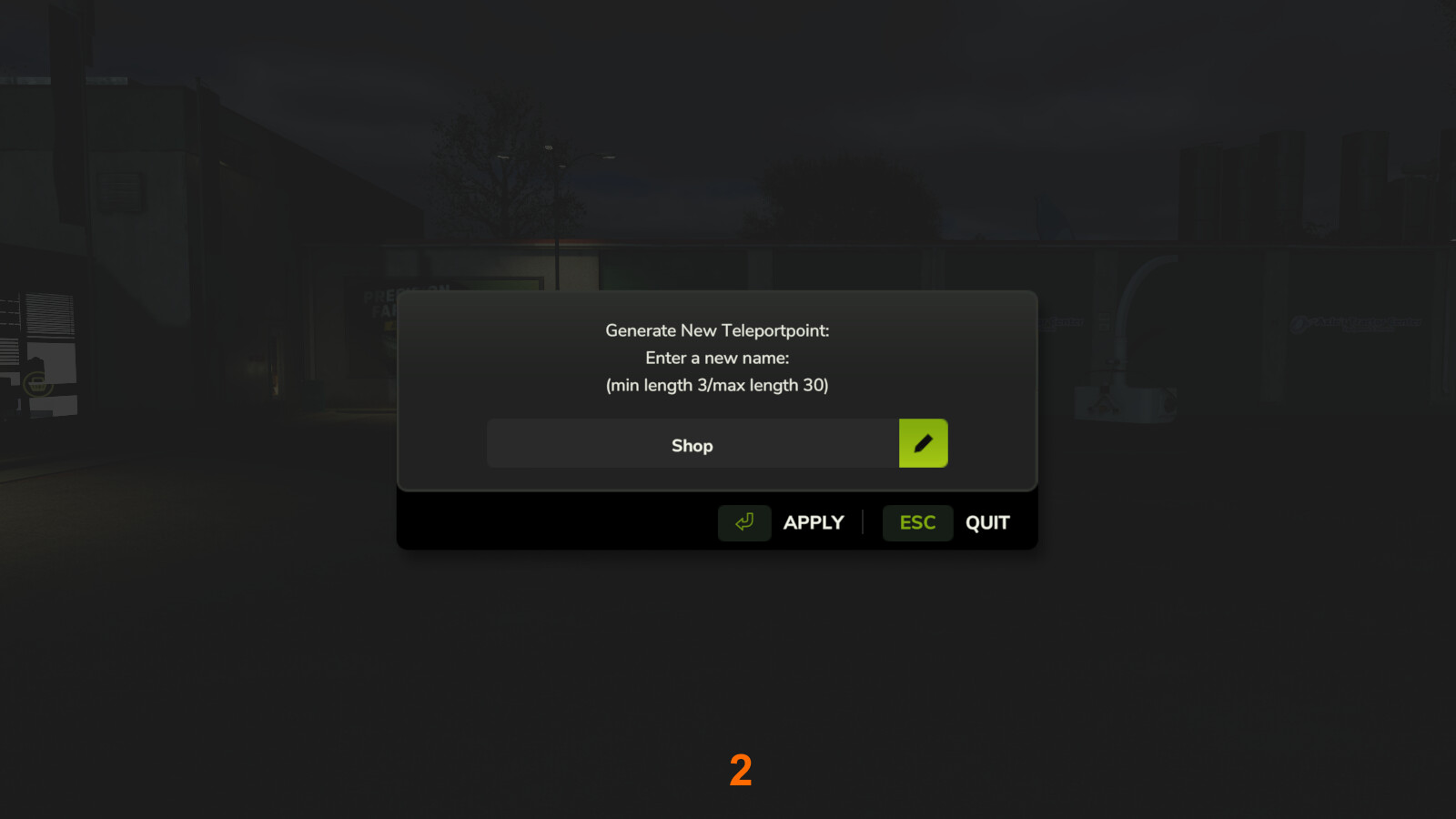 PlayerTeleport Display