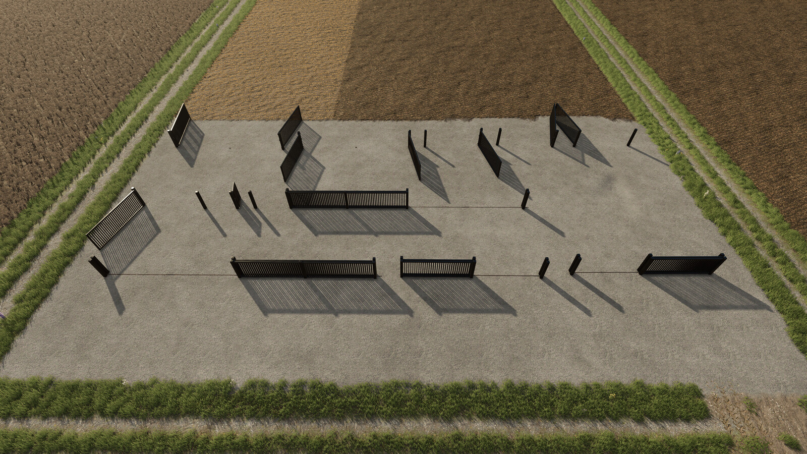 Metal Fence With Gates Pack