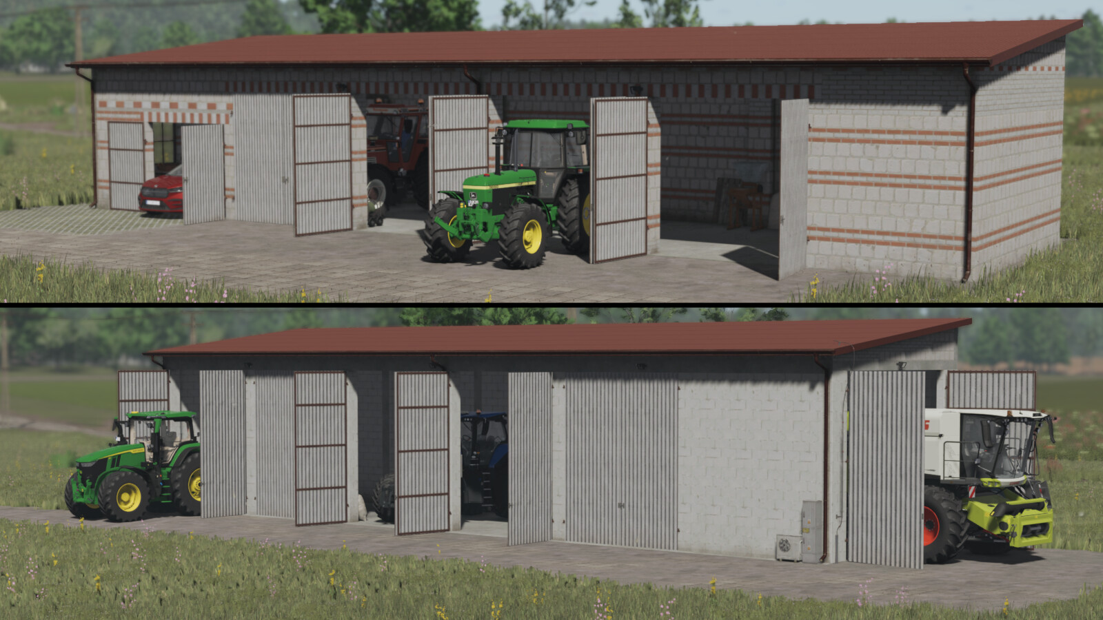 Farm Buildings Set