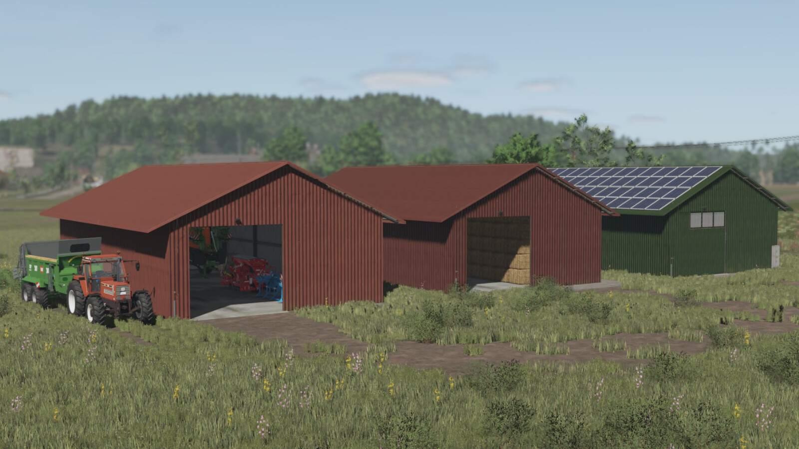 Farm Buildings Set