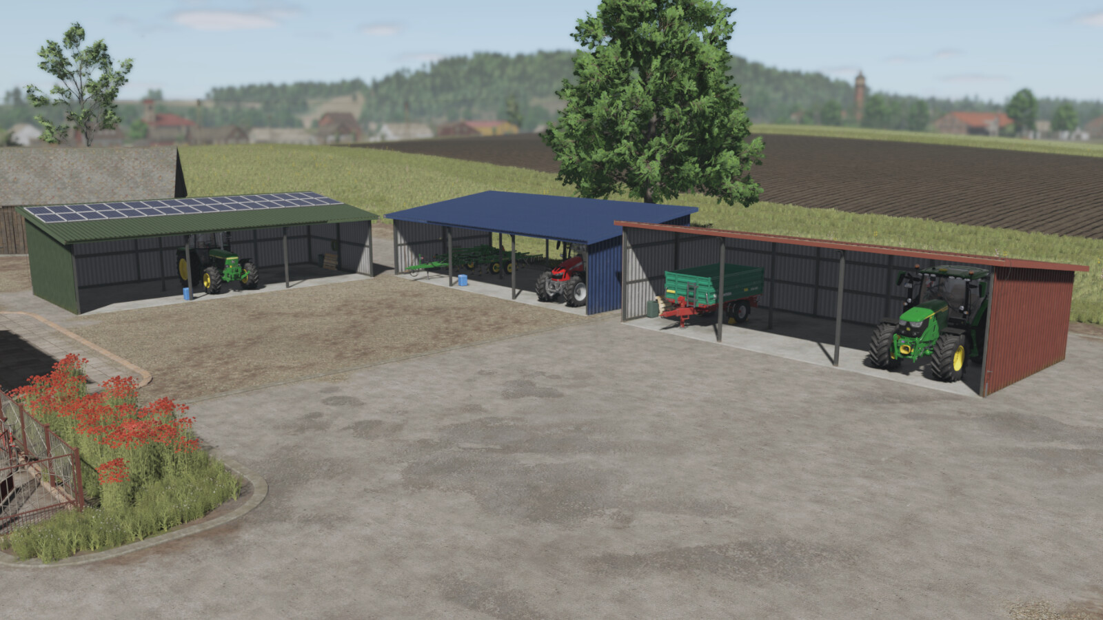 Farm Buildings Set