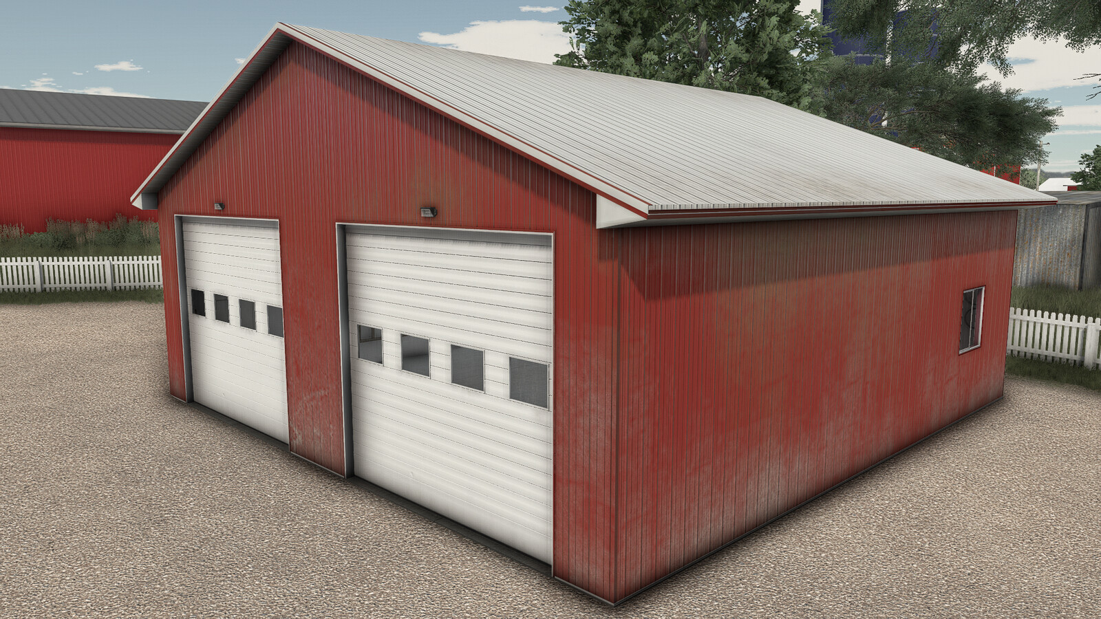 Garage With Tool Table