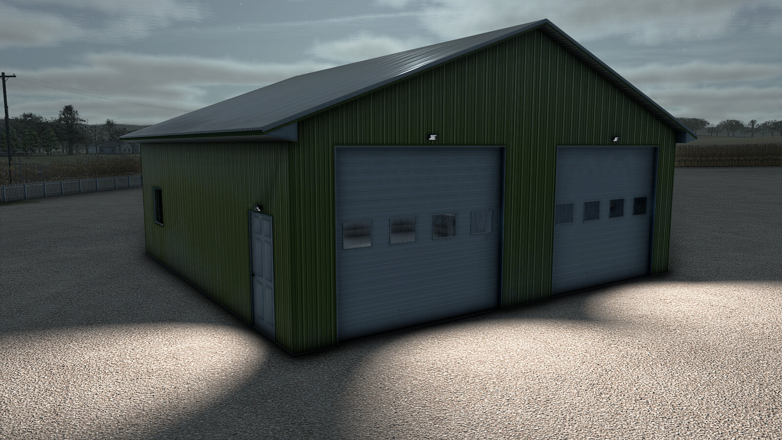 Garage With Tool Table