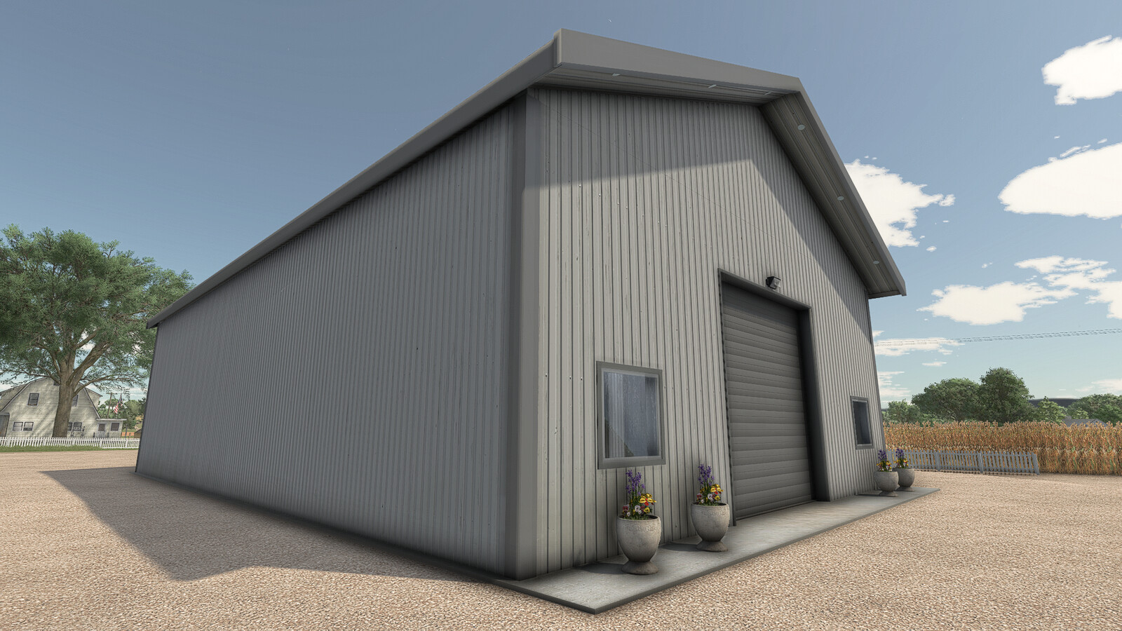 Garage With Workshop