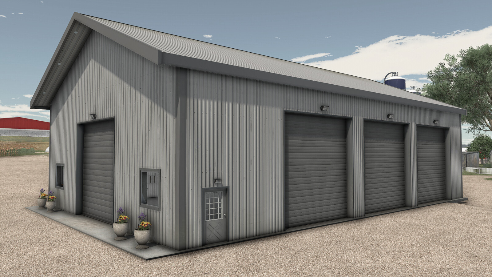 Garage With Workshop